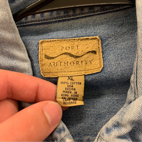 Denim Button Up - Picture 2 of 4